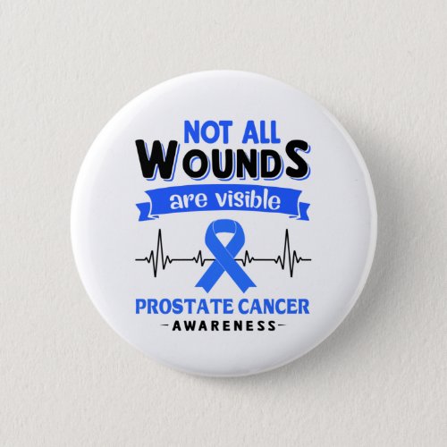 Prostate Cancer Awareness Month Ribbon Gifts Button