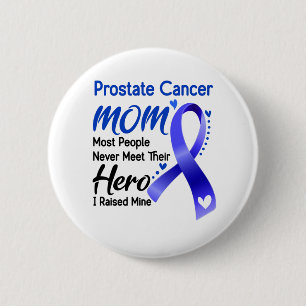 Prostate Cancer Awareness Month Ribbon Gifts Button