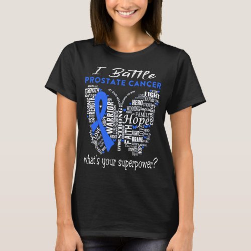 Prostate Cancer Awareness Month Ribbon Gifts T_Shirt
