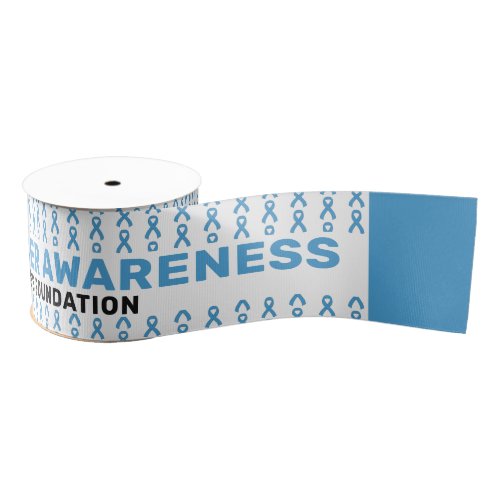 Prostate Cancer Awareness Pattern Ribbon