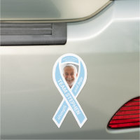 Prostate Cancer Awareness Light Blue Ribbon Car Magnet - Prostate Cancer  Awareness Magnet - Prostate Cancer Ribbon Sticker