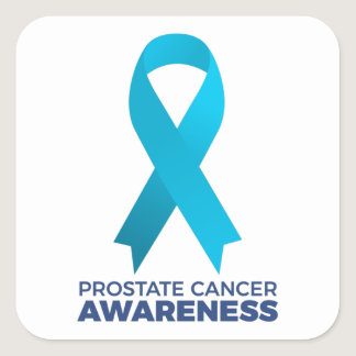 Prostate Cancer Awareness Square Sticker