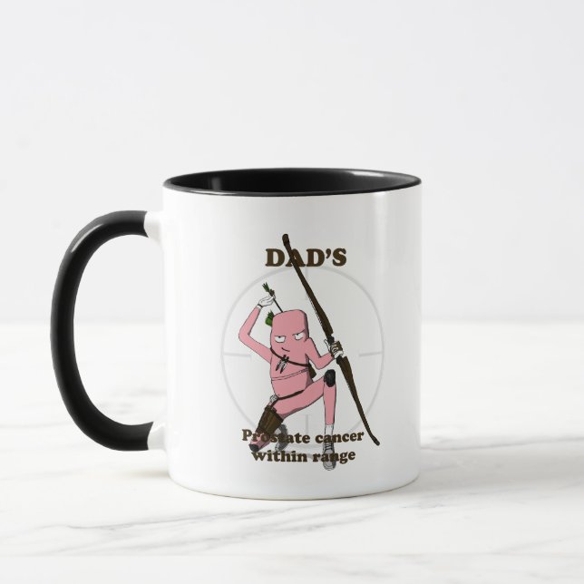 Prostate cancer gift for your dad mug (Left)