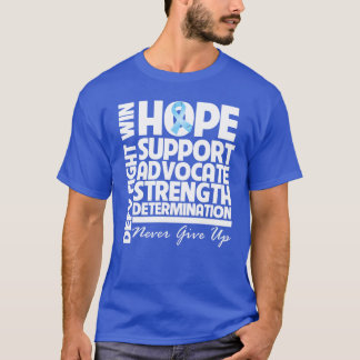 Prostate Cancer Hope Support Strength T-Shirt
