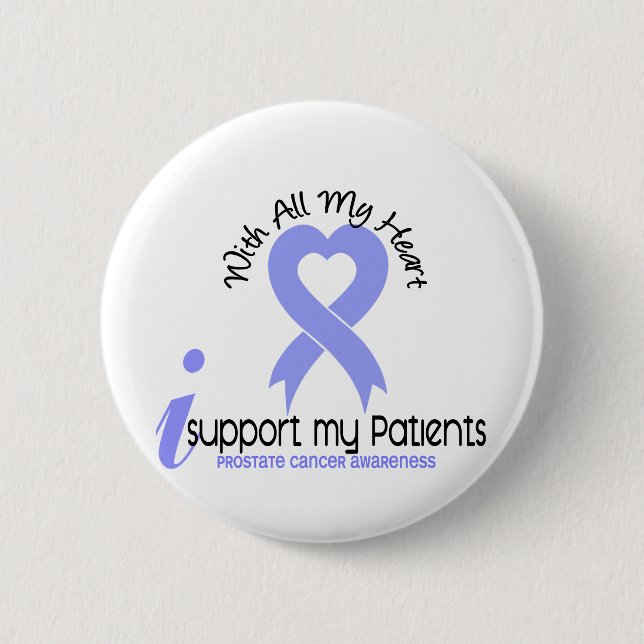 PROSTATE CANCER I Support My Patients Button (Front)