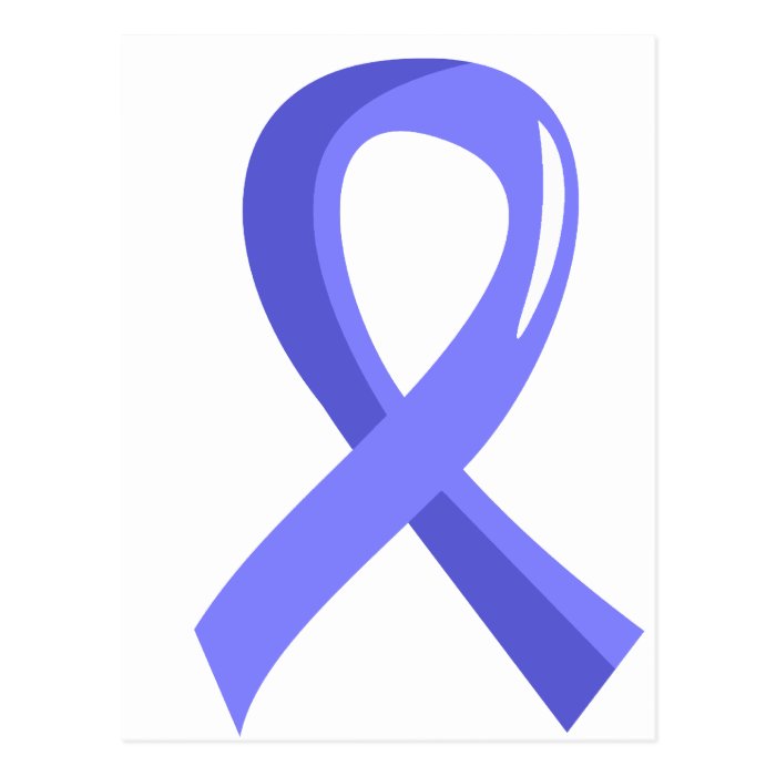 Prostate Cancer Light Blue Ribbon 3 Post Cards