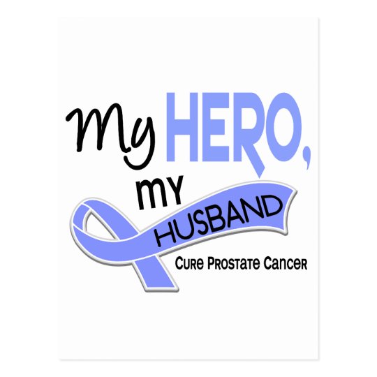 Prostate Cancer MY HERO, MY HUSBAND 42 Postcard