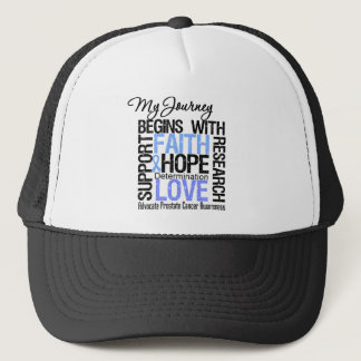 Prostate Cancer My Journey Begins With FAITH Trucker Hat