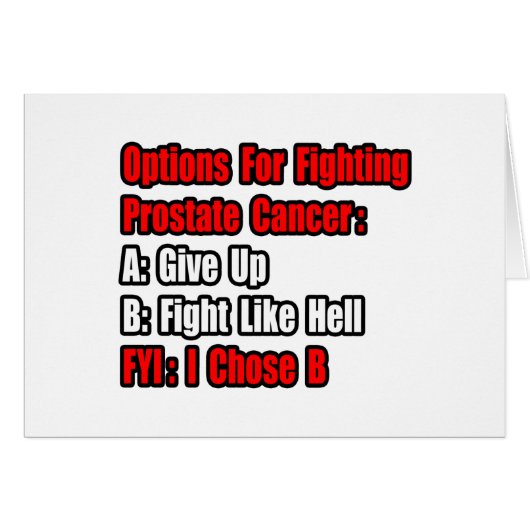 Prostate Cancer Options Cards (Front Horizontal)