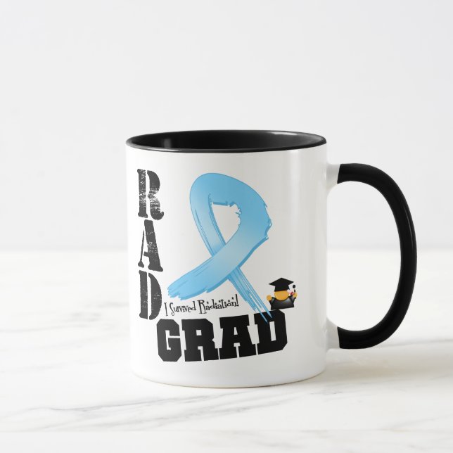 Prostate Cancer Radiation Therapy RAD Grad Mug (Right)
