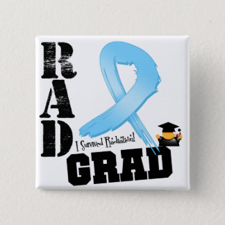 Prostate Cancer Radiation Therapy RAD Grad Pinback Button