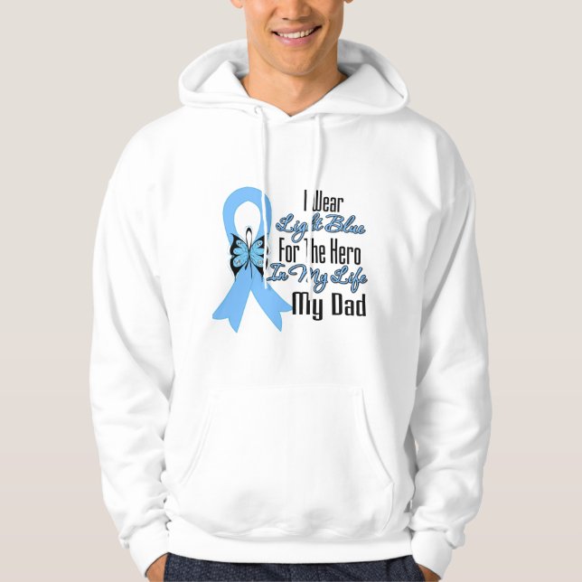 Prostate Cancer Ribbon Hero My Dad Hoodie (Front)