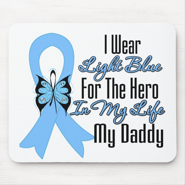 Prostate Cancer Ribbon Hero My Daddy Mouse Pad (Front)