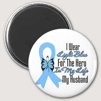 Prostate Cancer Ribbon Hero My Husband Magnet