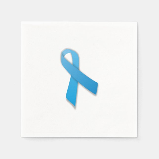 Prostate Cancer Ribbon Napkins (Front)