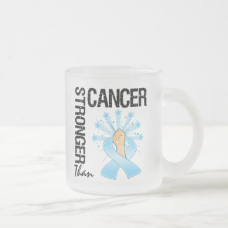 Prostate Cancer  - Stronger Than Cancer Frosted Glass Coffee Mug