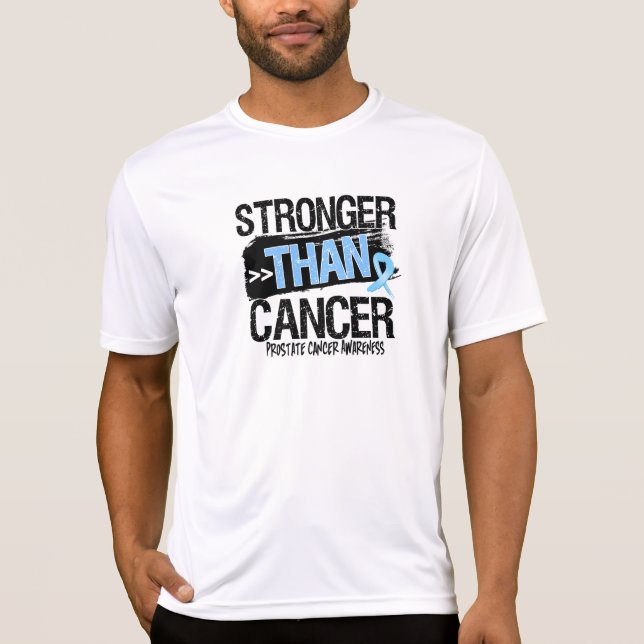 Prostate Cancer - Stronger Than Cancer T-Shirt (Front)