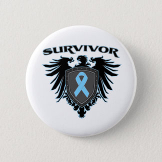 Prostate Cancer Survivor Crest Button