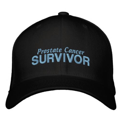 Prostate Cancer Survivor Embroidered Baseball Cap
