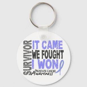 Prostate Cancer Survivor It Came We Fought I Won Keychain