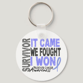 Prostate Cancer Survivor It Came We Fought I Won Keychain