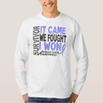 Prostate Cancer Survivor It Came We Fought I Won T-Shirt