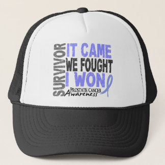 Prostate Cancer Survivor It Came We Fought I Won Trucker Hat