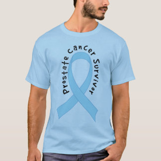 Prostate Cancer Survivor Ribbon T-shirt