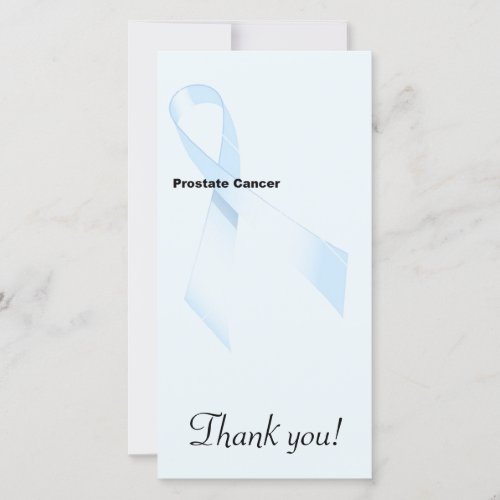 Prostate Cancer Thank You Card