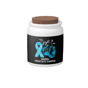 Prostate Cancer The Fight is On Prostate Cancer Aw Candy Jar