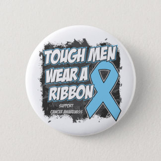 Prostate Cancer Tough Men Wear A Ribbon Pinback Button