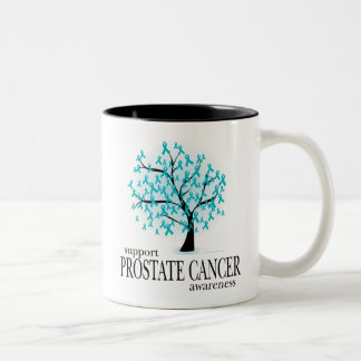 Prostate Cancer Tree Two-Tone Coffee Mug