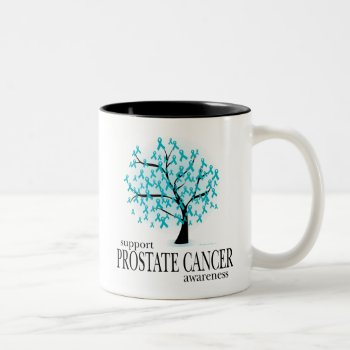 Prostate Cancer Tree Two-tone Coffee Mug by fightcancertees at Zazzle