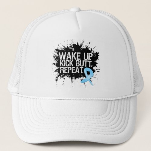 Prostate Cancer Wake UpKick ButtRepeat Trucker Hat