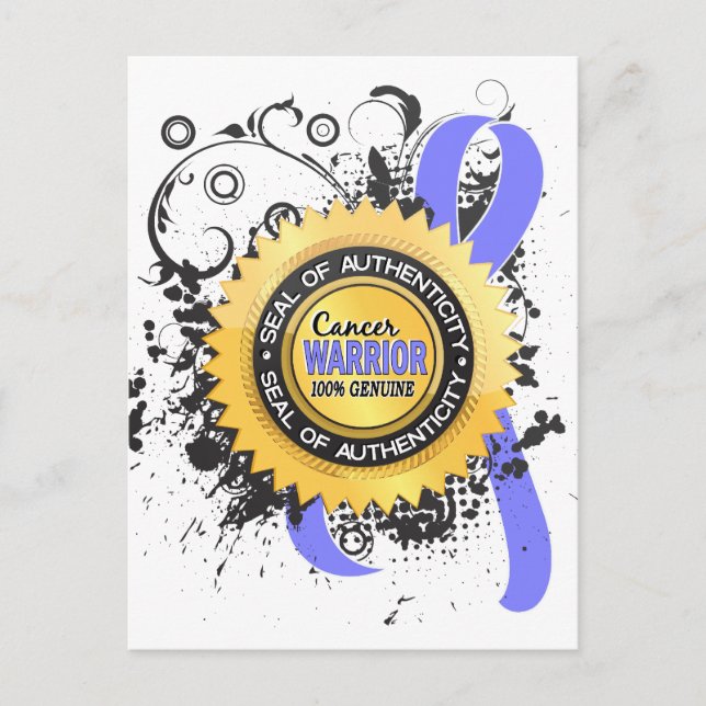 Prostate Cancer Warrior 23 Postcard (Front)