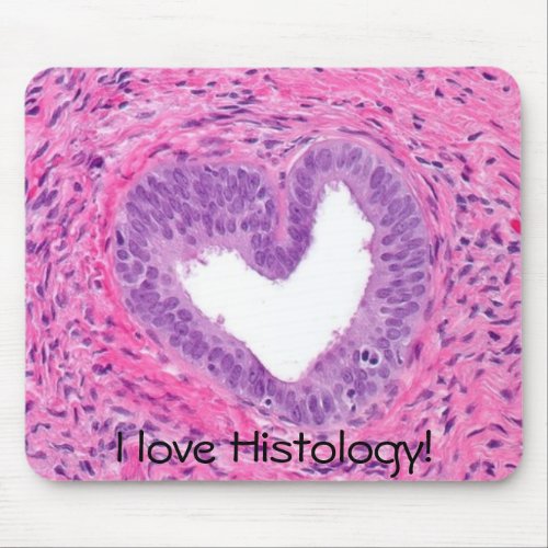 prostate _heart I love Histology Mouse Pad