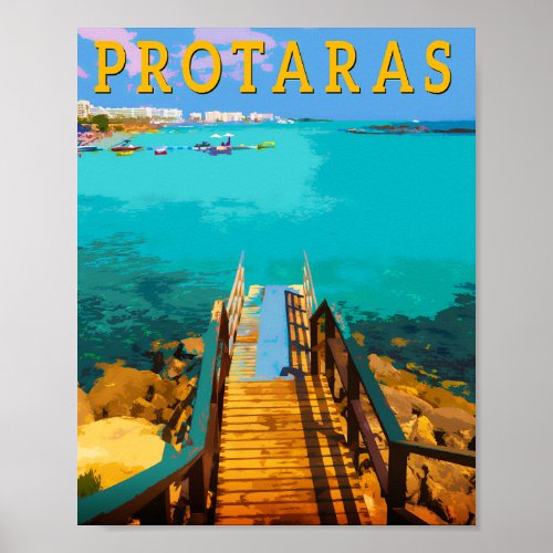 Protaras cyprus _ eastern Cyprus Poster