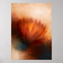 Protea Atmospheric Floral Abstraction