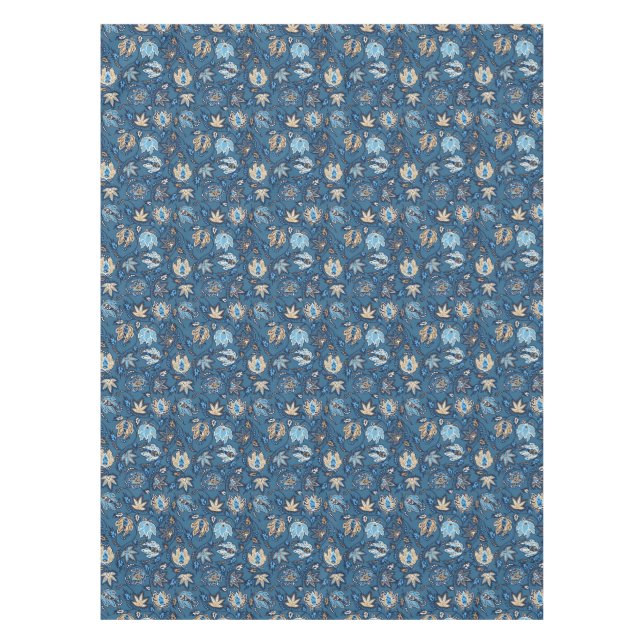 Protea Batik Hawaiian Tropical Floral Tablecloth (Front)