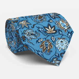 Protea Batik Tropical Two-sided Printed Neck Tie