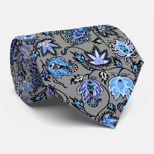 Protea Batik Tropical Two-sided Printed Neck Tie