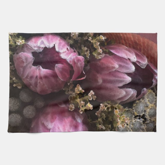Protea Bouquet Kitchen Towel (Horizontal)