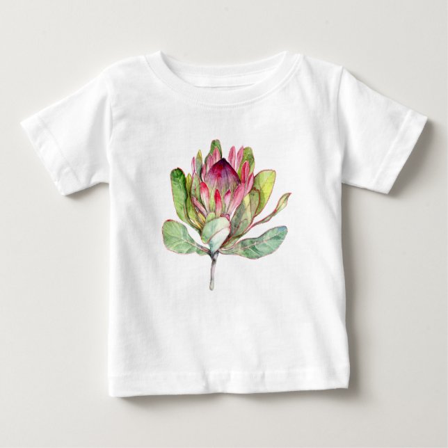 Protea Flower Baby T-Shirt (Front)