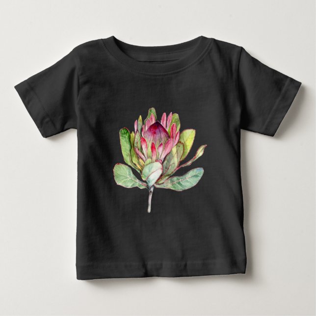 Protea Flower Baby T-Shirt (Front)