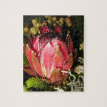 Protea Flower Jigsaw Puzzle at Zazzle