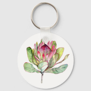 Protea Flower Keychain
