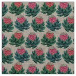 Protea Flowers Pattern Fabric