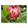 Protea Flowers Table Number