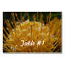 Protea Flowers Table Number