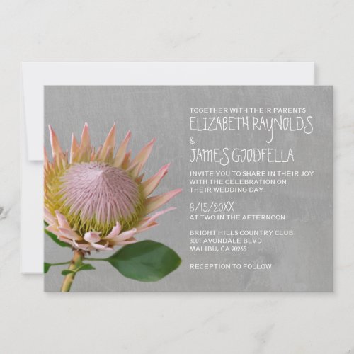 Protea Wedding Invitations
